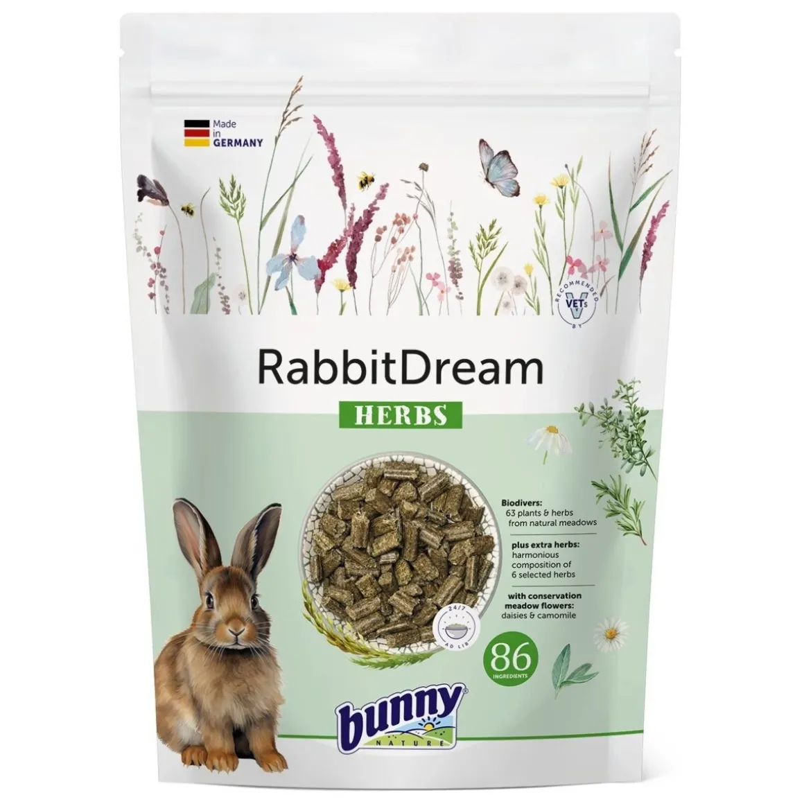 Pelletti kanille Bunny RabbitDream Herbs