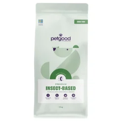 Petgood hyönteispohjainen premiumruoka aikuiselle koiralle