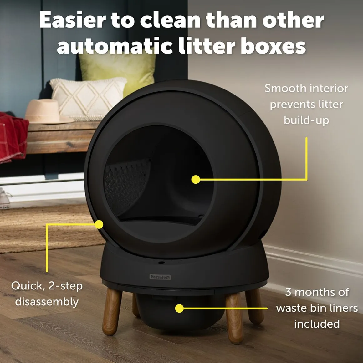 PetSafe SmartSpin -automaattinen kissanvessa, musta