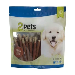 2pets Purutikut jäniksenlihalla 12 cm 30 kpl