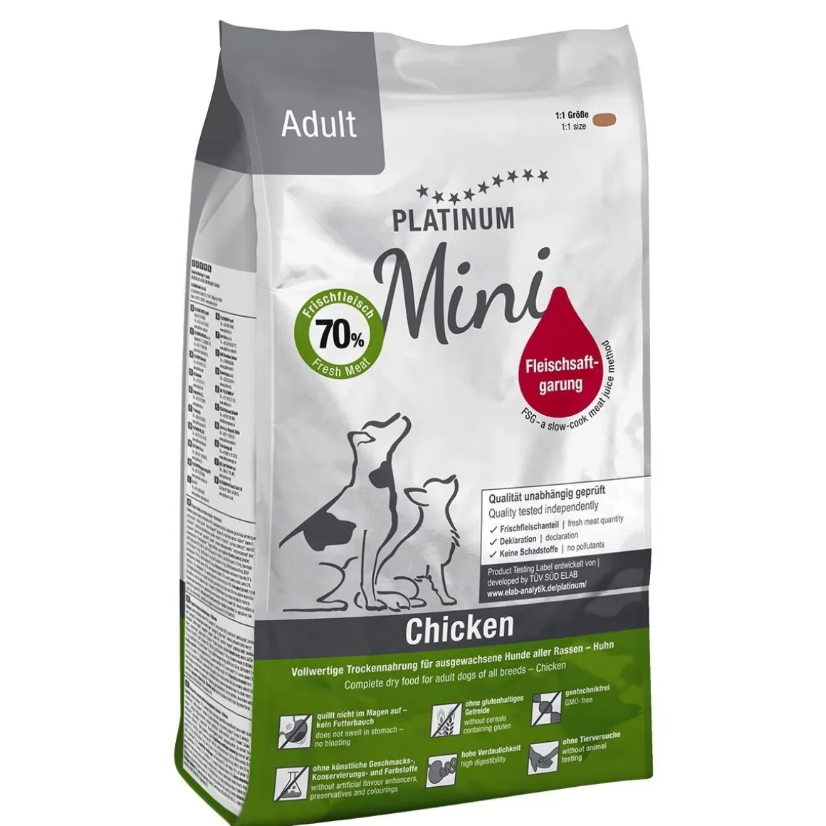 Platinum Mini Adult Chicken 900 g