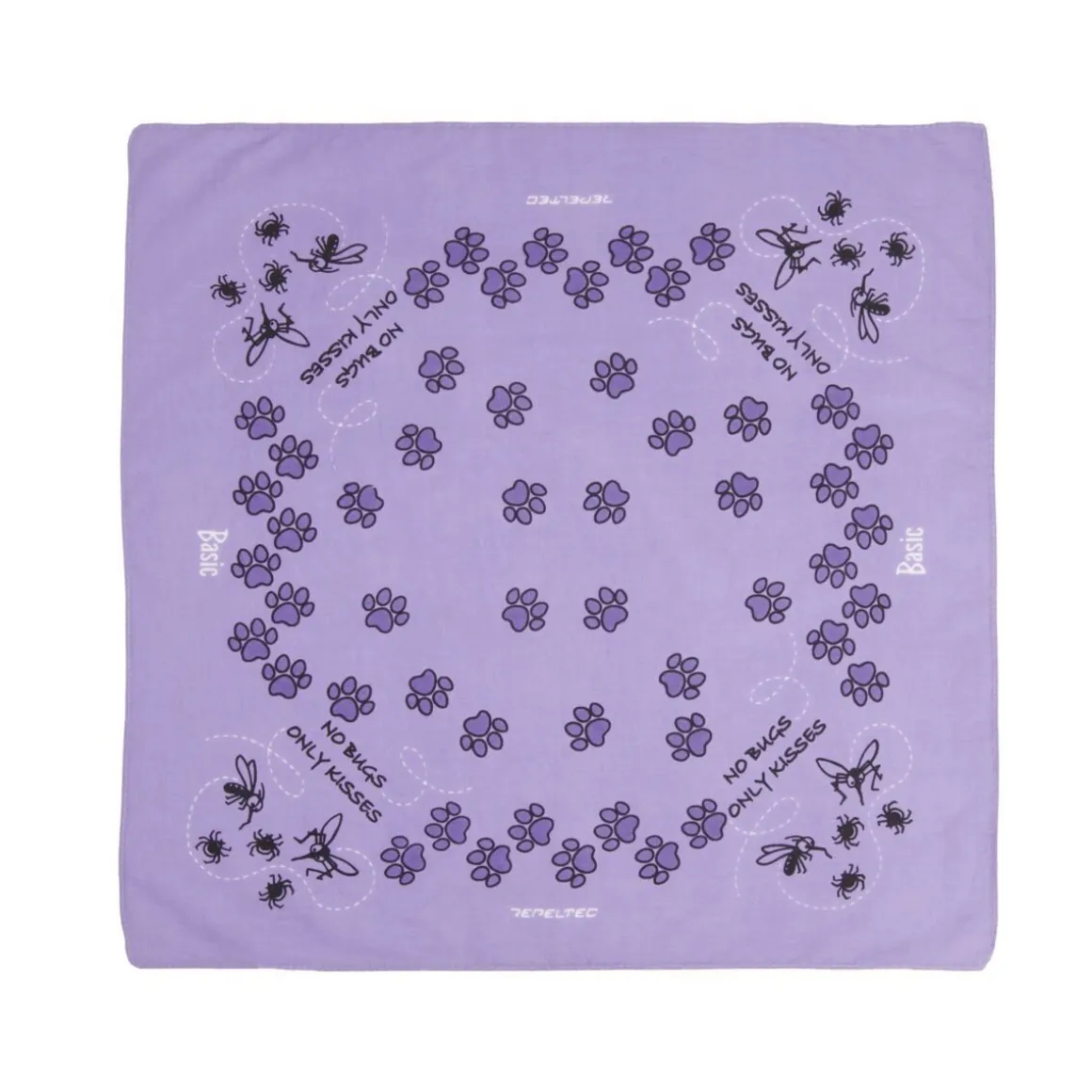 Punkkihuivi Basic Repeltec Bandana, lila