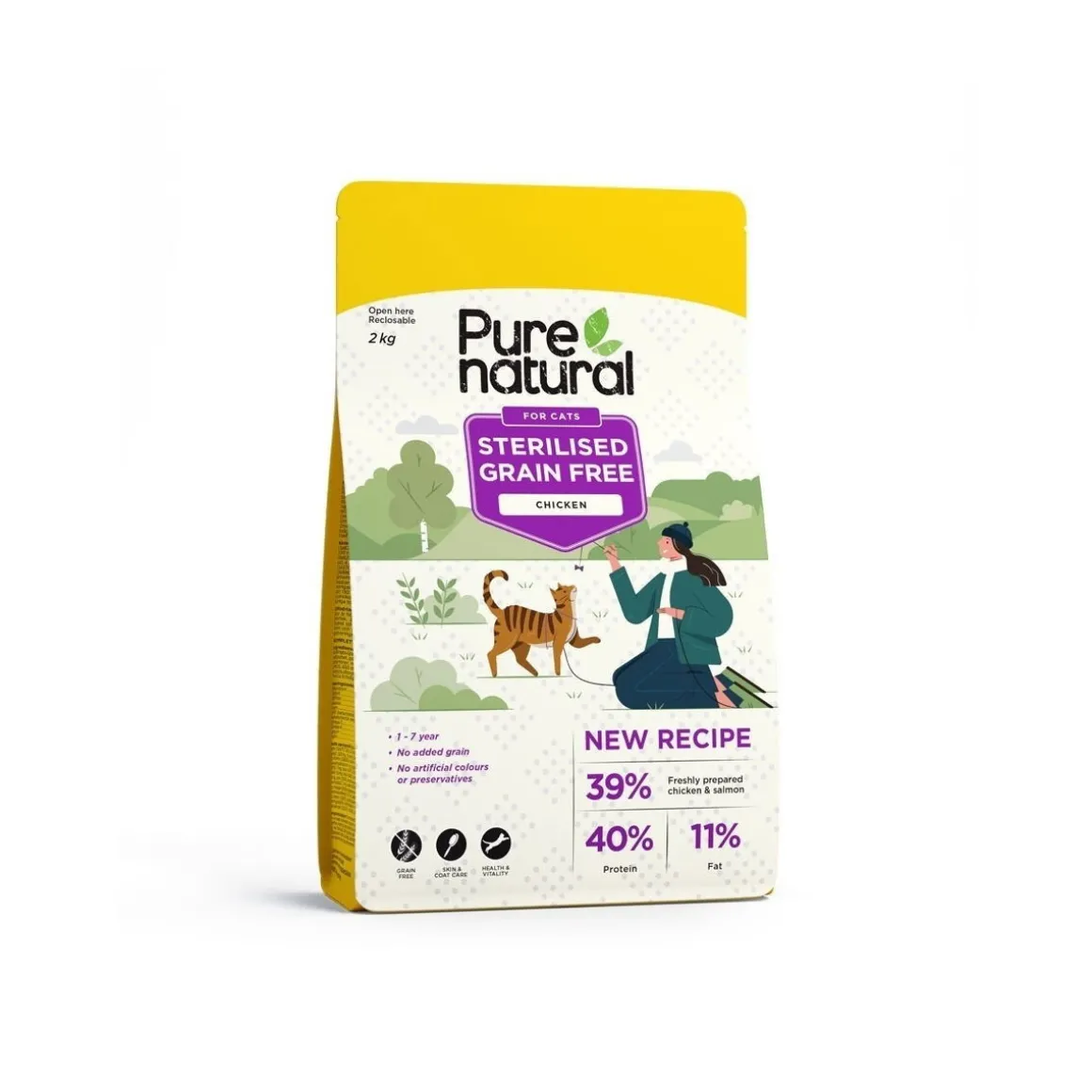 Purenatural Cat Grain Free Sterilised Chicken