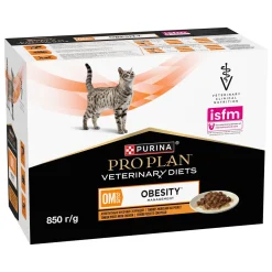 Purina Pro Plan Veterinary Diets Cat OM Chicken 10x85g
