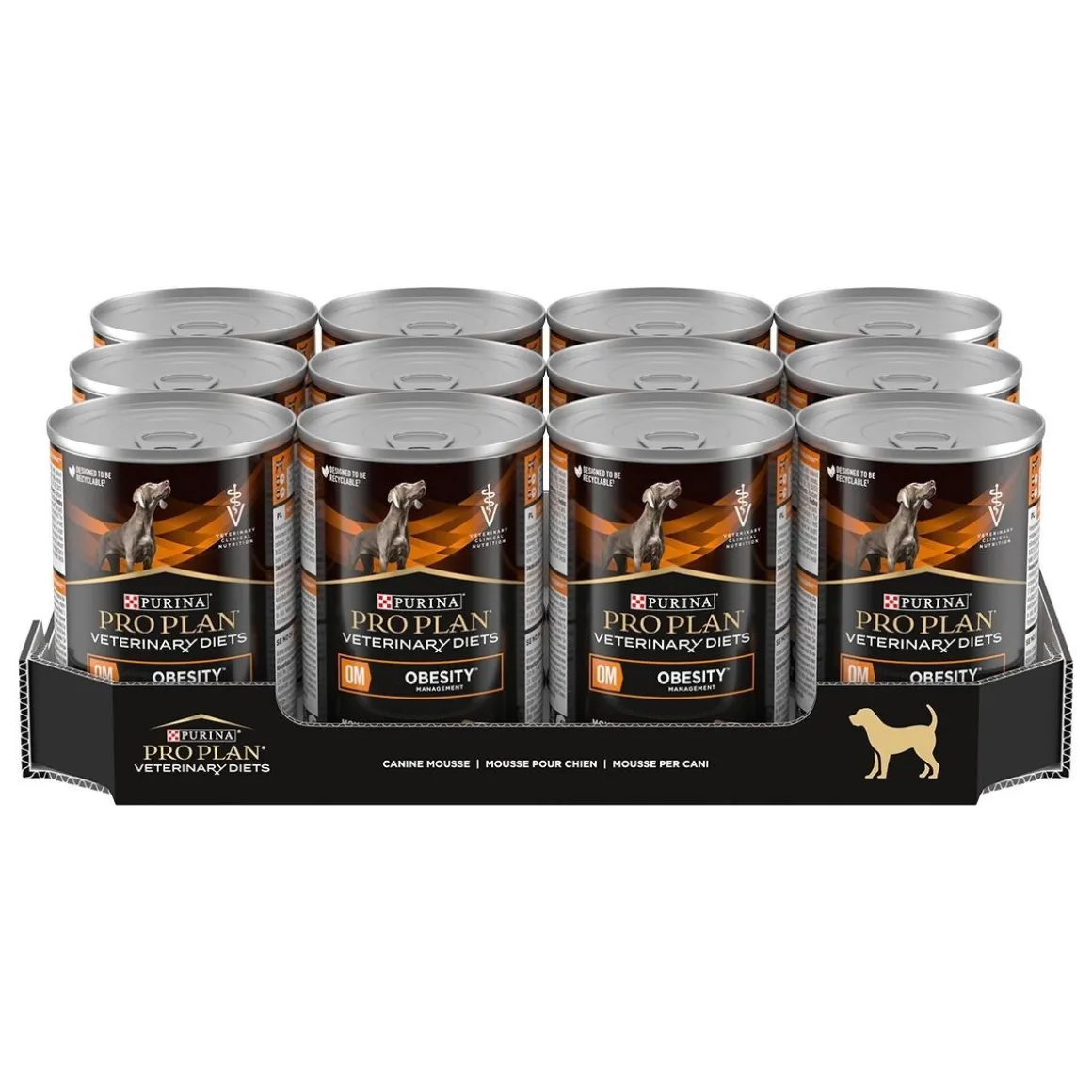 Purina Pro Plan Veterinary Diets Canine Adult OM Obesity Management Mousse 400g