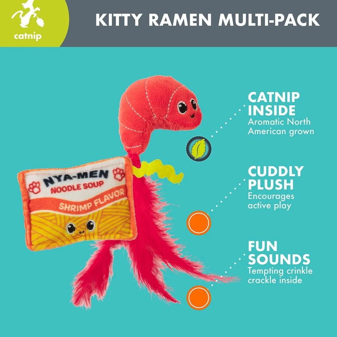 Quirky Kitty Ramen & Katkarapu 2 kpl