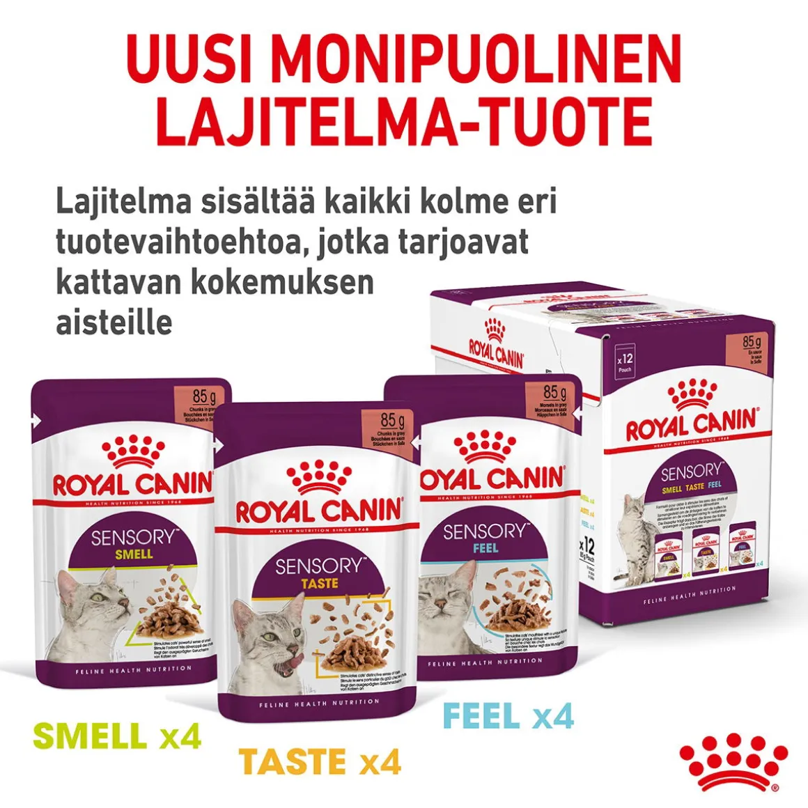 Royal Canin Sensory Feel Gravy, 12x85g