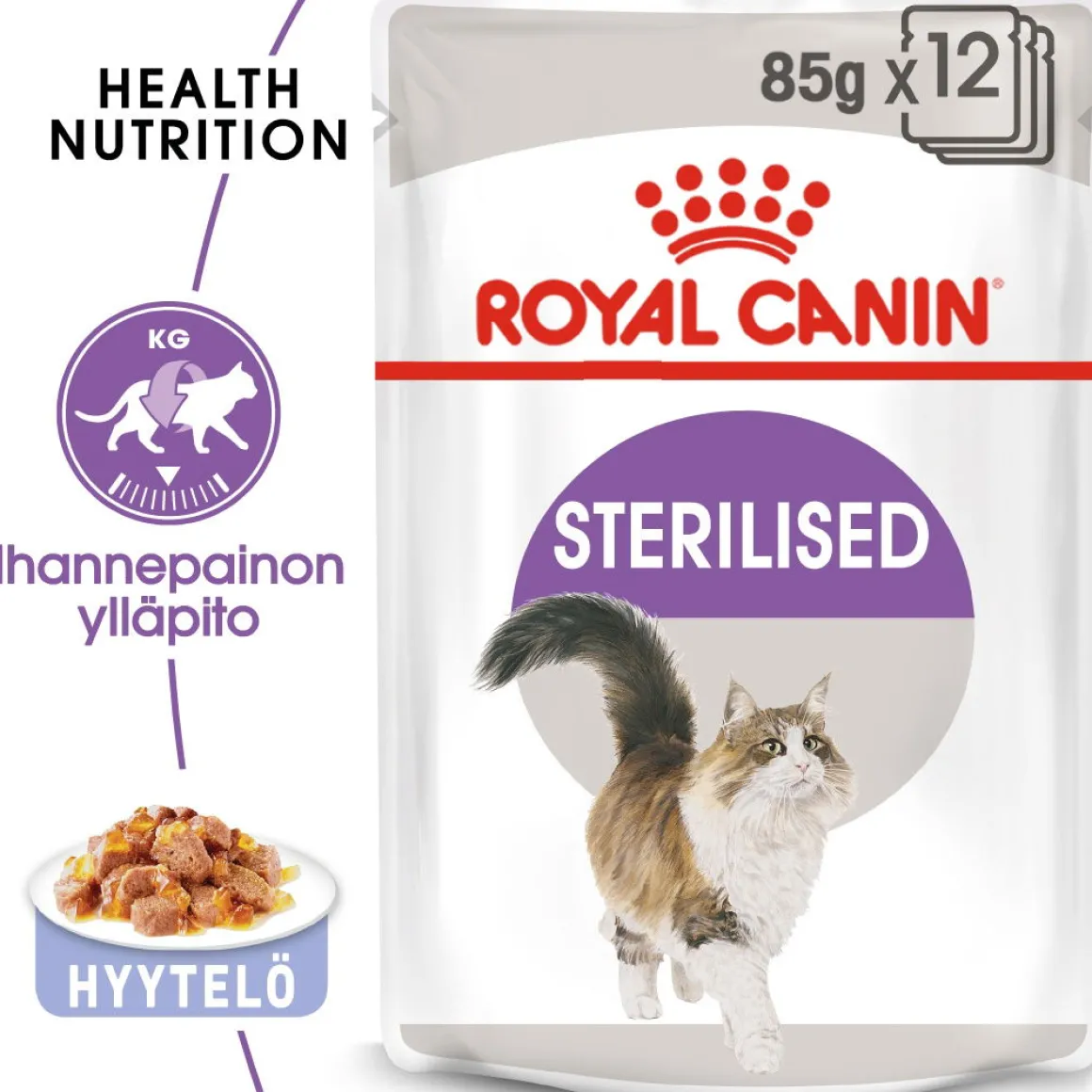 Royal Canin Sterilised Jelly 85g, 48-pack