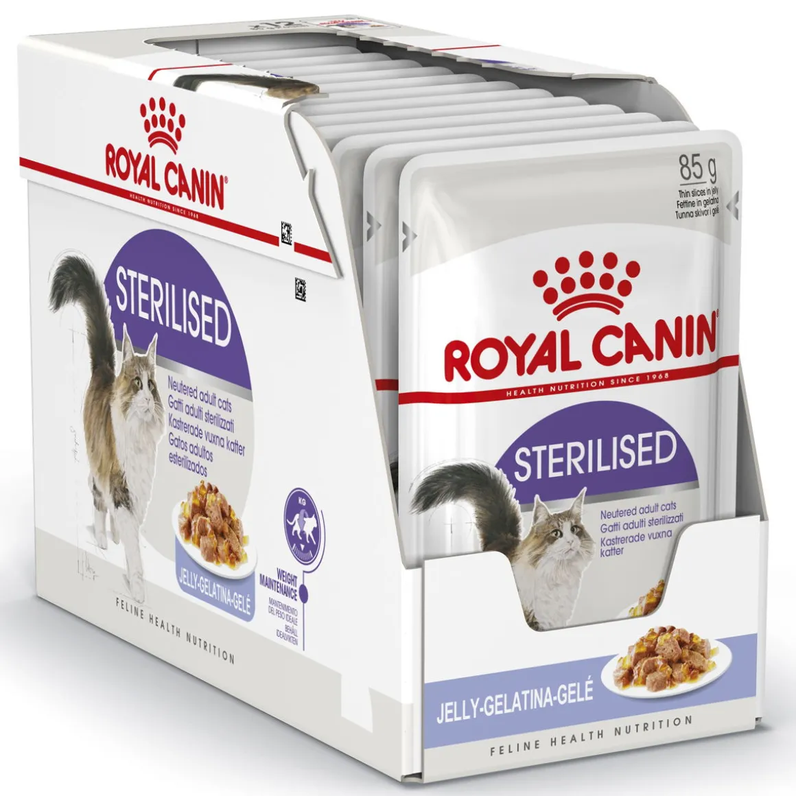 Royal Canin Sterilised Jelly 85g, 48-pack
