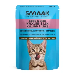 SMAAK kissanpennun märkäruoka kana-lohi 100 g