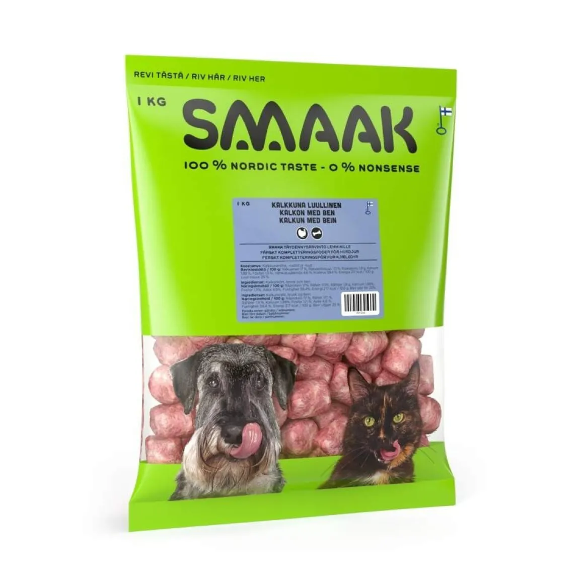 Smaak luullinen kalkkunapulla 1 kg
