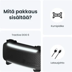 Tractive GPS koiralle DOG 6, musta