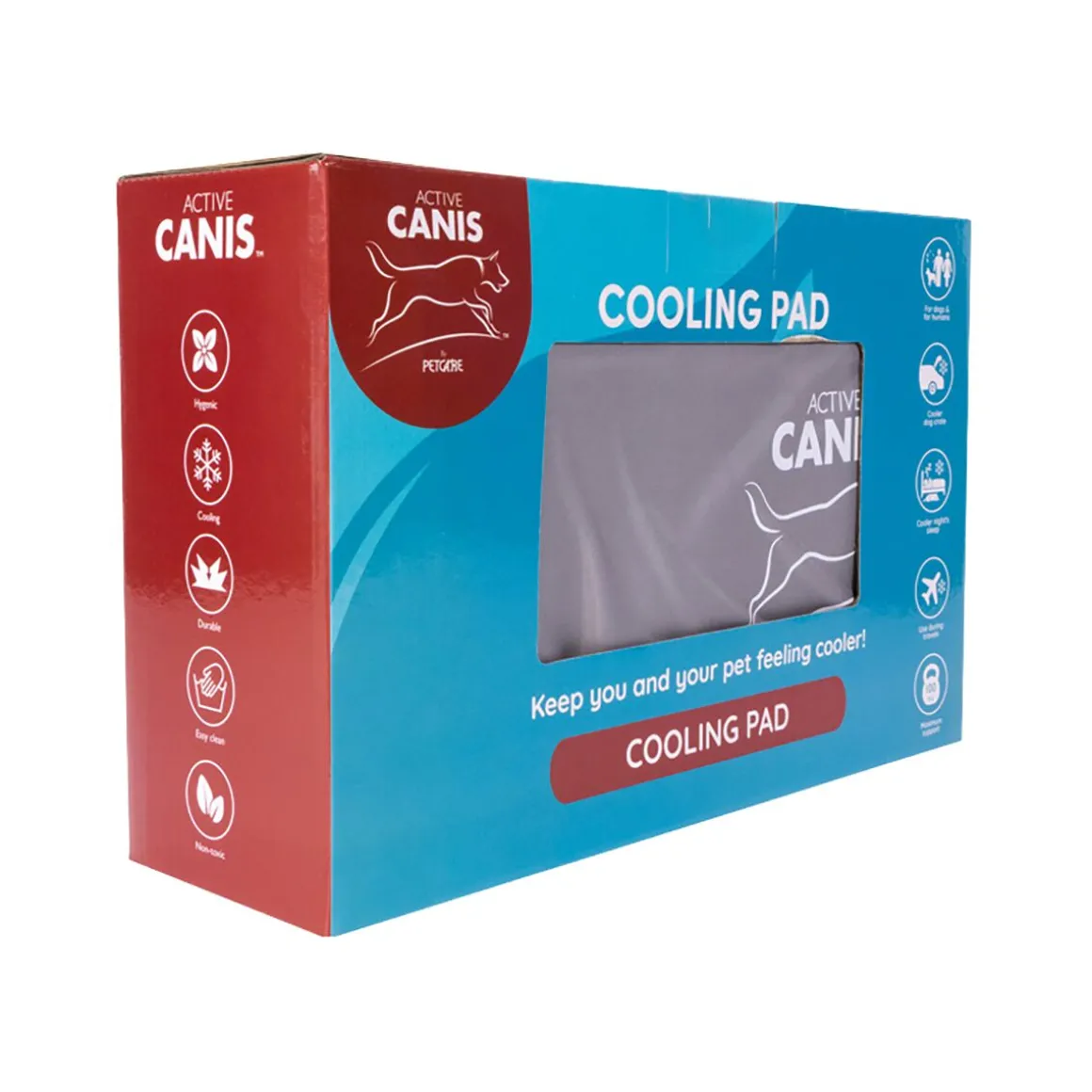 Viilennysmatto Active Canis, harmaa