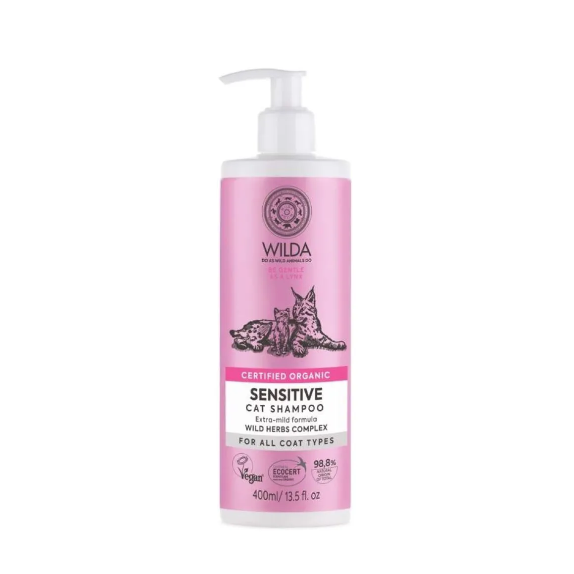 Wilda Sensitive Cat kissan shampoo 400 ml